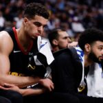 Denver Nuggets forward Michael Porter Jr. with teammates