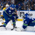 Canucks goaltending situation;Canucks goalie Thatcher Demko