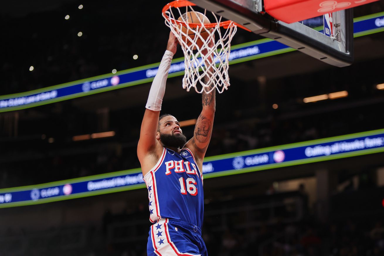 NBA: Preseason-Philadelphia 76ers at Atlanta Hawks