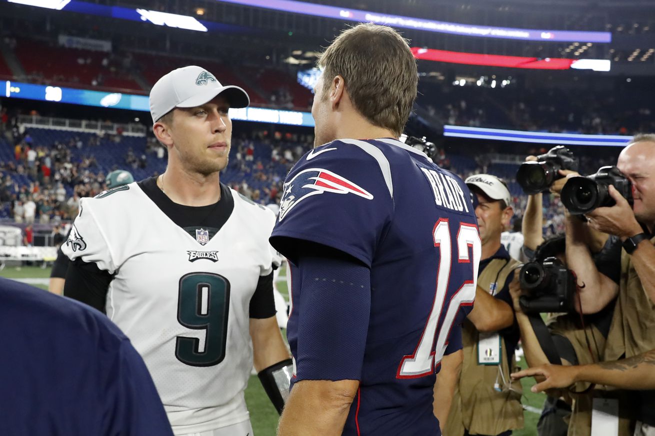 NFL: AUG 16 Preseason - Eagles at Patriots