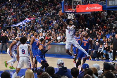 New York Knicks v Philadelphia 76ers