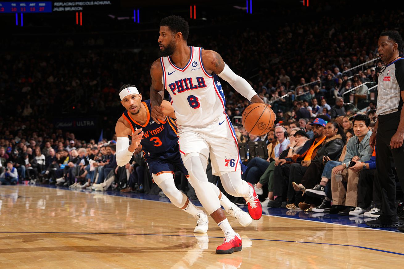 Philadelphia 76ers v New York Knicks