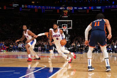 Philadelphia 76ers v New York Knicks