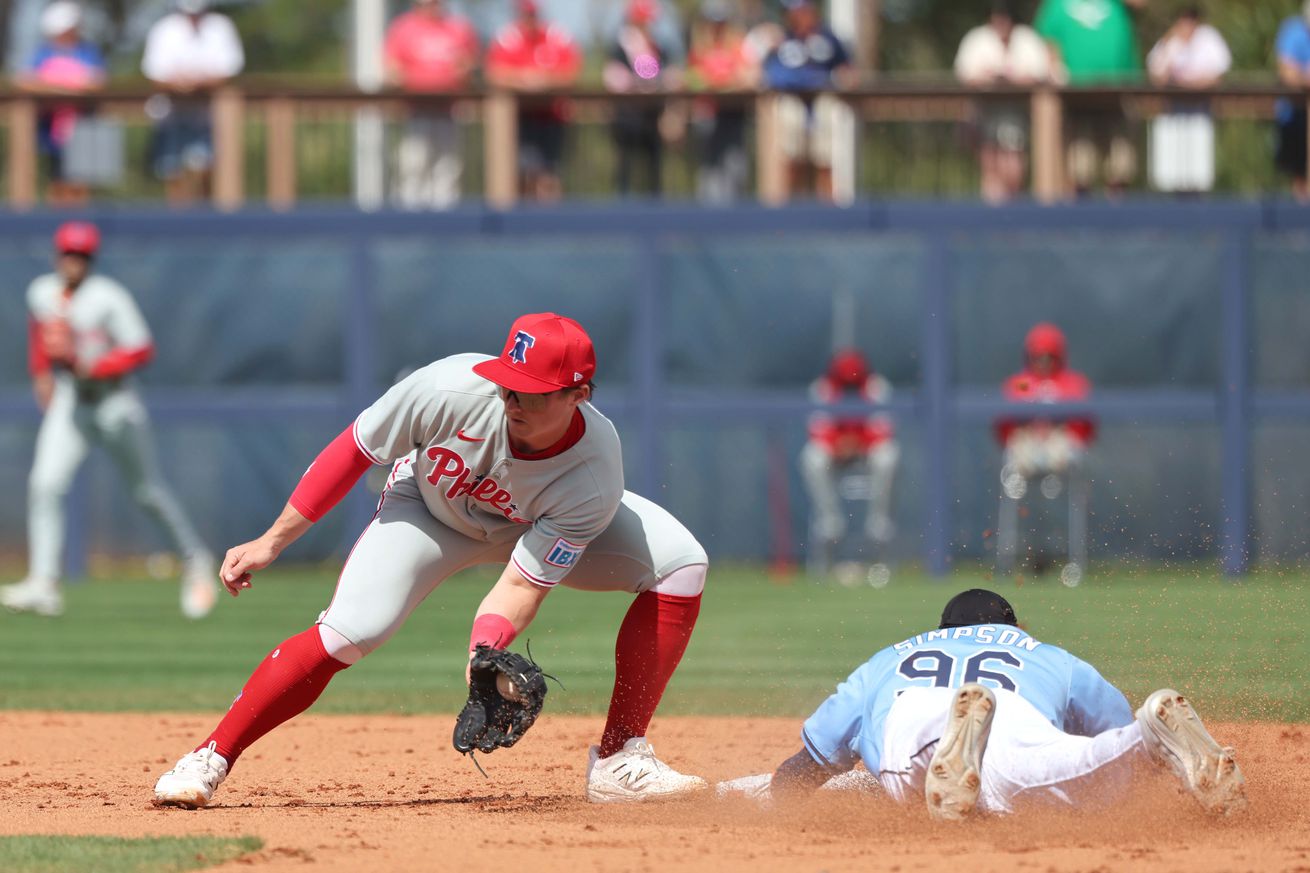 MLB: Spring Training-Philadelphia Phillies at Tampa Bay Rays